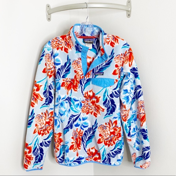 Patagonia Sweaters - Patagonia Synchilla Tropical Re-Tool Snap Pullover